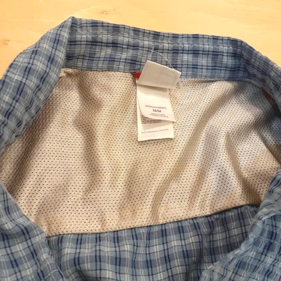 3 for $25 Sales Deal- The North Face Check Blue Shirt, Size M - Picture 9 of 16
